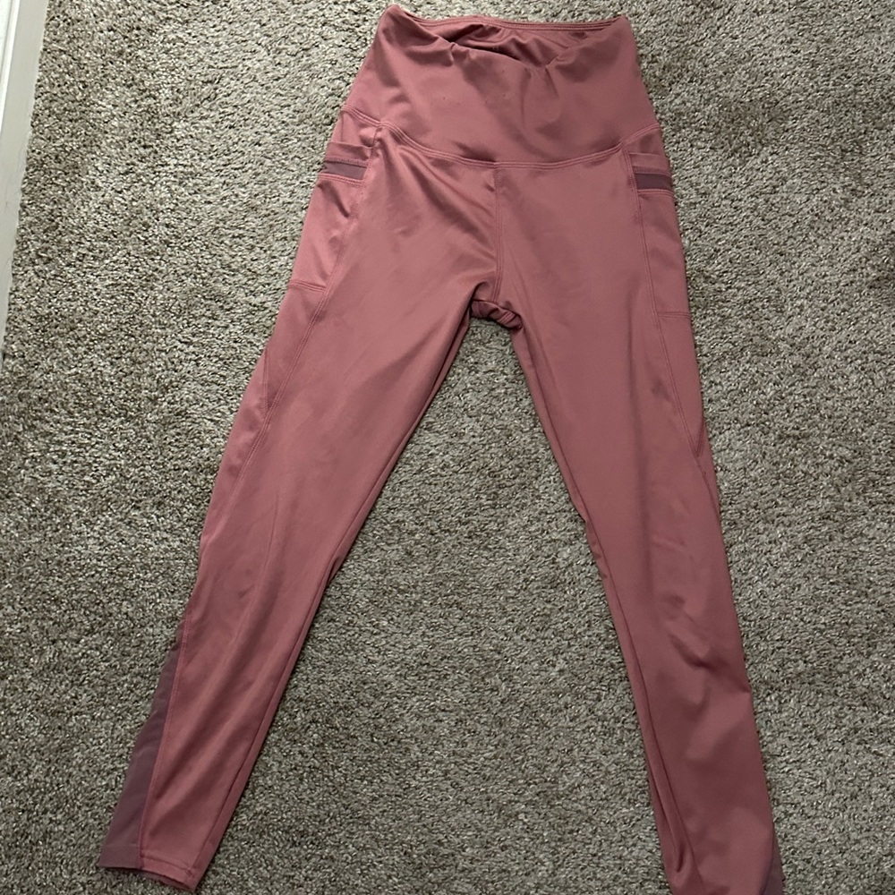 High-Waisted Pink Leggings